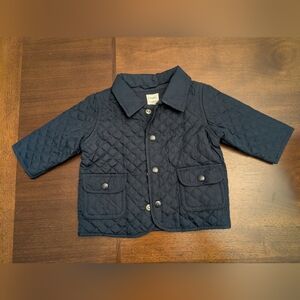 Gymboree Dark Blue Quilted Kids Puffer Jacket